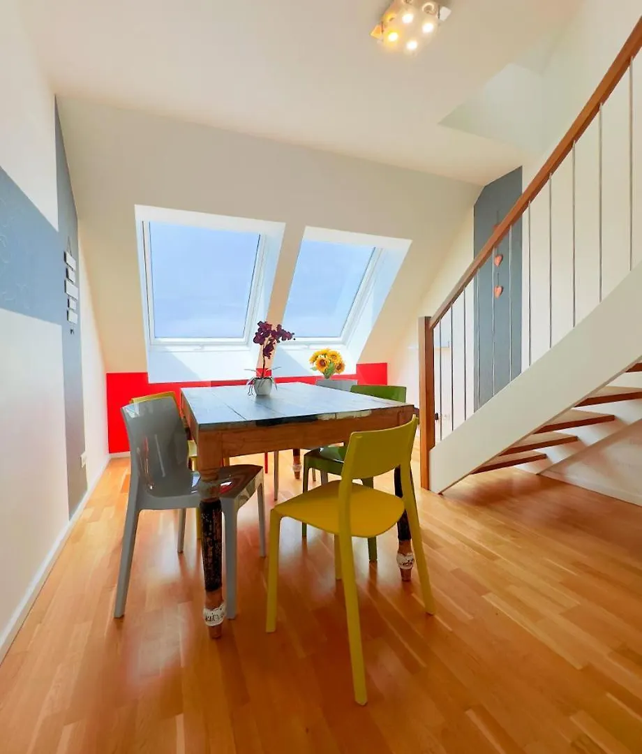아파트 Elegant Duplex Danube Canal 비엔나